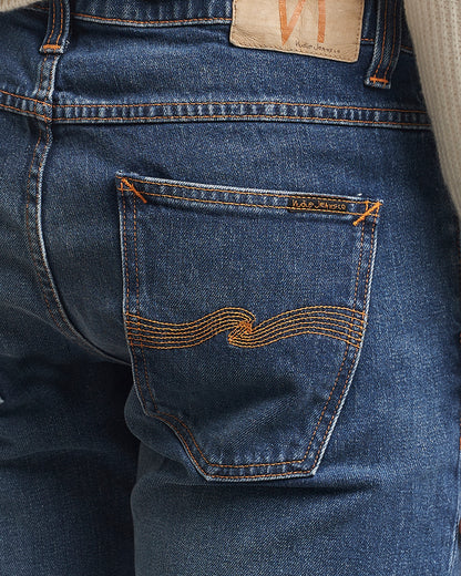 Nudie Jeans Lean Dean Jeans – Troubled Sea – Troubled Sea