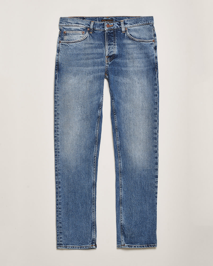 Nudie Jeans Solid Ollie Jeans – Worn Vintage – størrelse W36, lengde L34