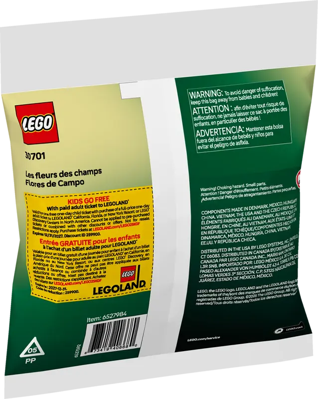 LEGO® Botanicals Markblomster 30701 – Mini Byggesett