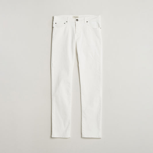 Jacob Cohën Bard Slim Fit Bull-stretchjeans – hvit – produktbilde