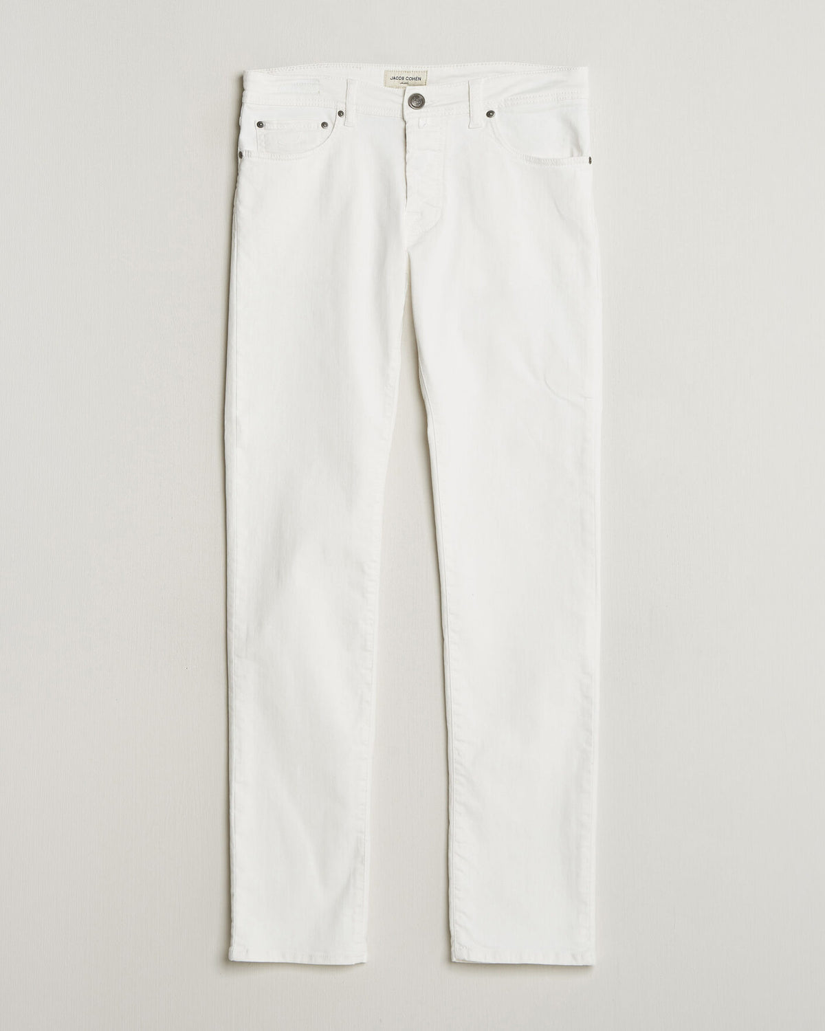 Jacob Cohën Bard Slim Fit Bull-stretchjeans – hvit – detaljbilde 2