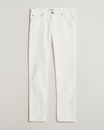 Jacob Cohën Bard Slim Fit Bull-stretchjeans – hvit – detaljbilde 2