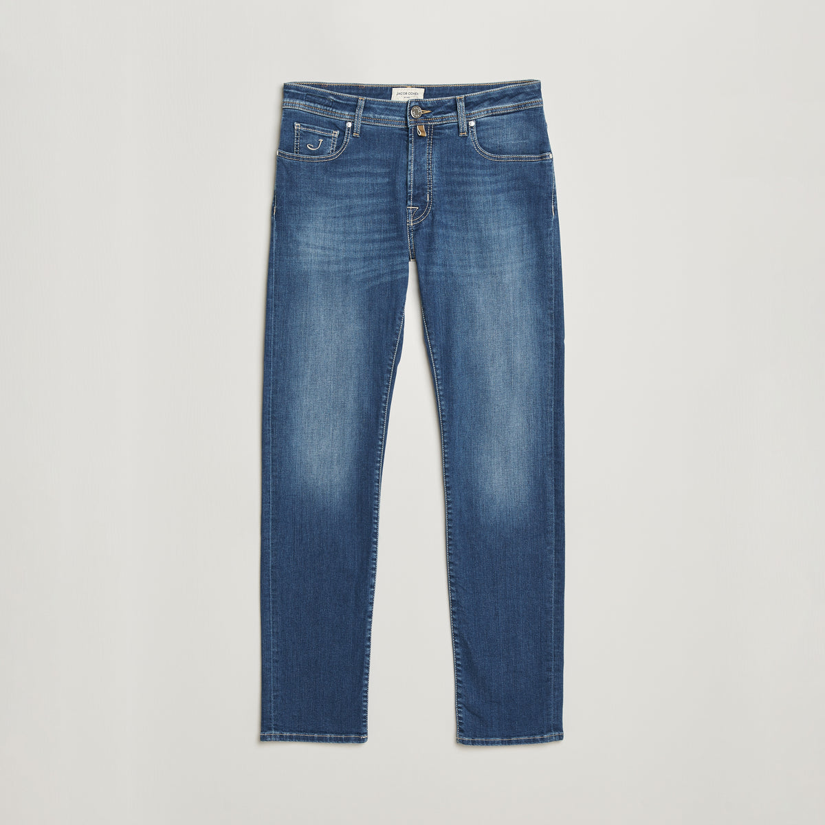Jacob Cohën Bard Slim Fit superstretchjeans – lys vintage – produktbilde