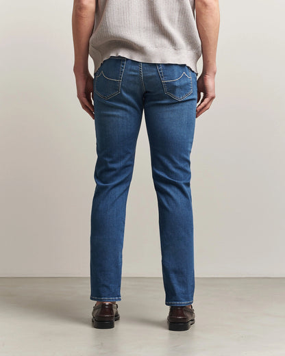 Jacob Cohën Bard Slim Fit superstretchjeans – lys vintage – detaljbilde 5