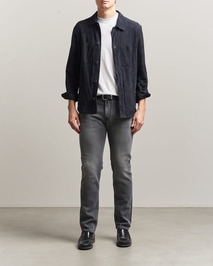 Jacob Cohën Nick Slim Fit Power Stretch-jeans – lys svart vask – detaljbilde 3