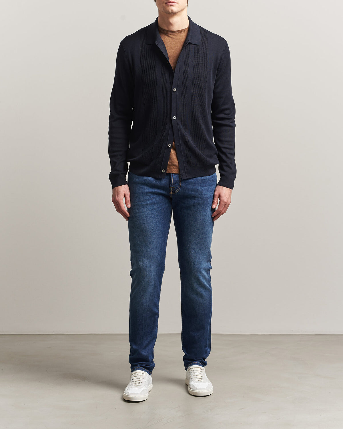 Jacob Cohën Nick Slim Fit superstretchjeans – medium vintage – detaljbilde 3