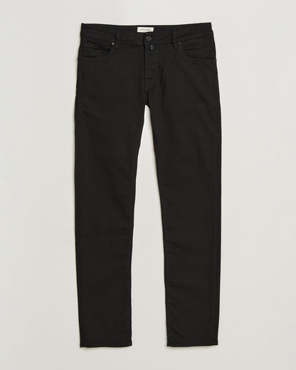 Jacob Cohën Nick Slim Fit stretchjeans Stay Black – skyllesvart – detaljbilde 2