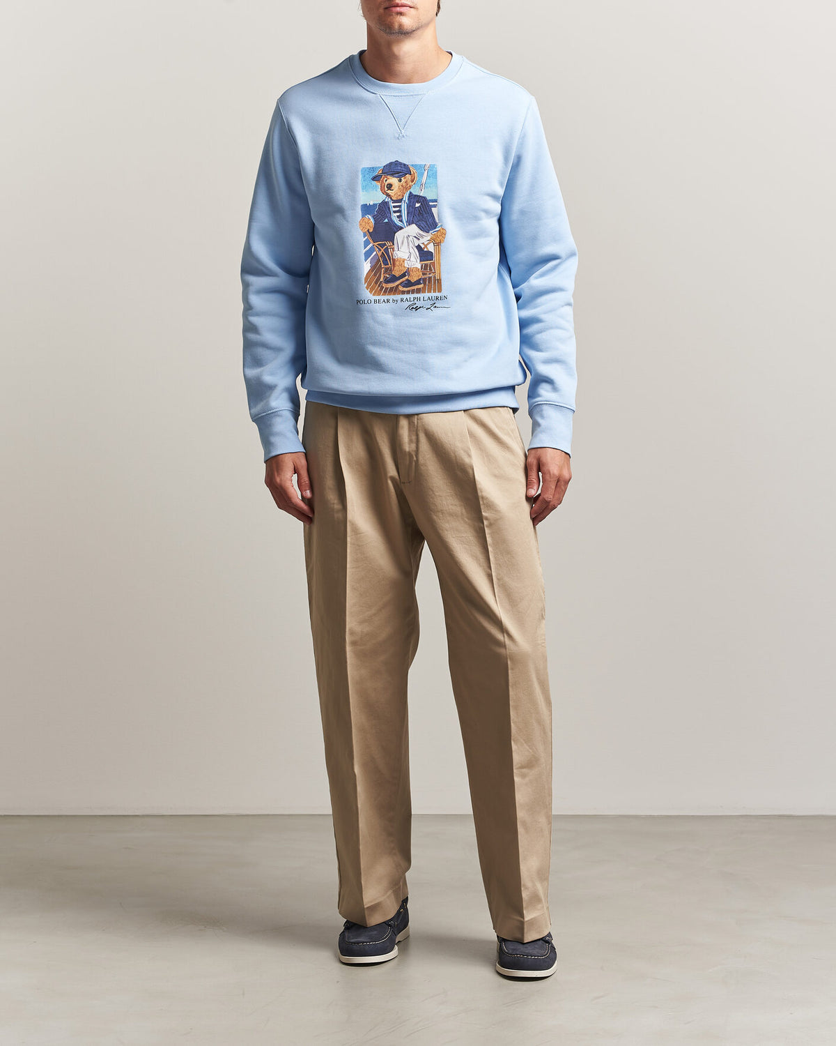 Polo Ralph Lauren Newport Bear Sweatshirt i kontorblå, produktbilde 2