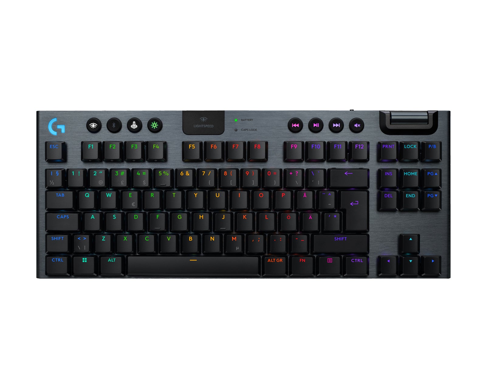 Logitech G915 X TKL Lightspeed Trådløst Gaming Tastatur - Svart
