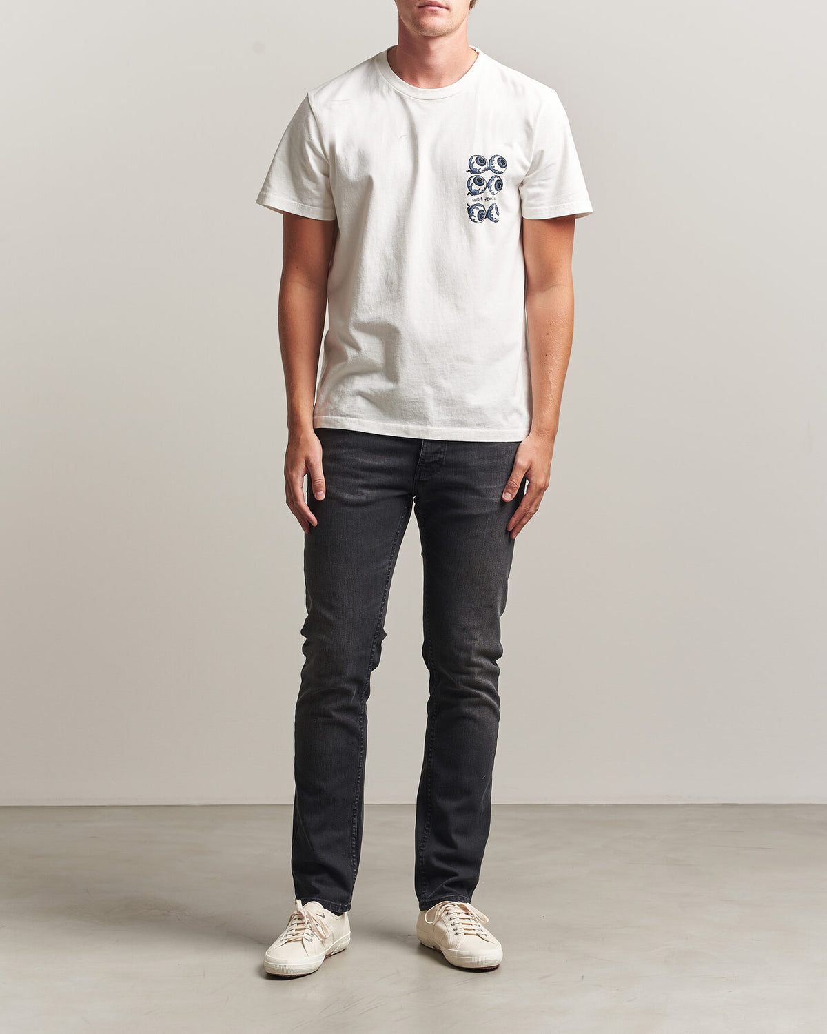 Nudie Jeans Grim Tim Jeans – Black Mist – Black Mist