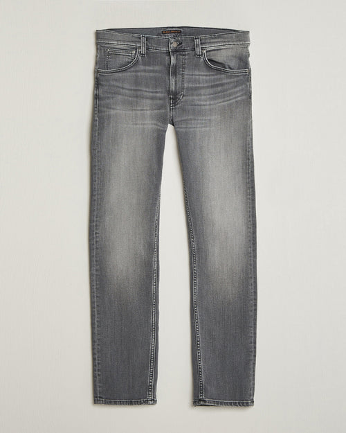 Nudie Jeans Lean Dean Jeans – Grey Wave – størrelse W36, lengde L34