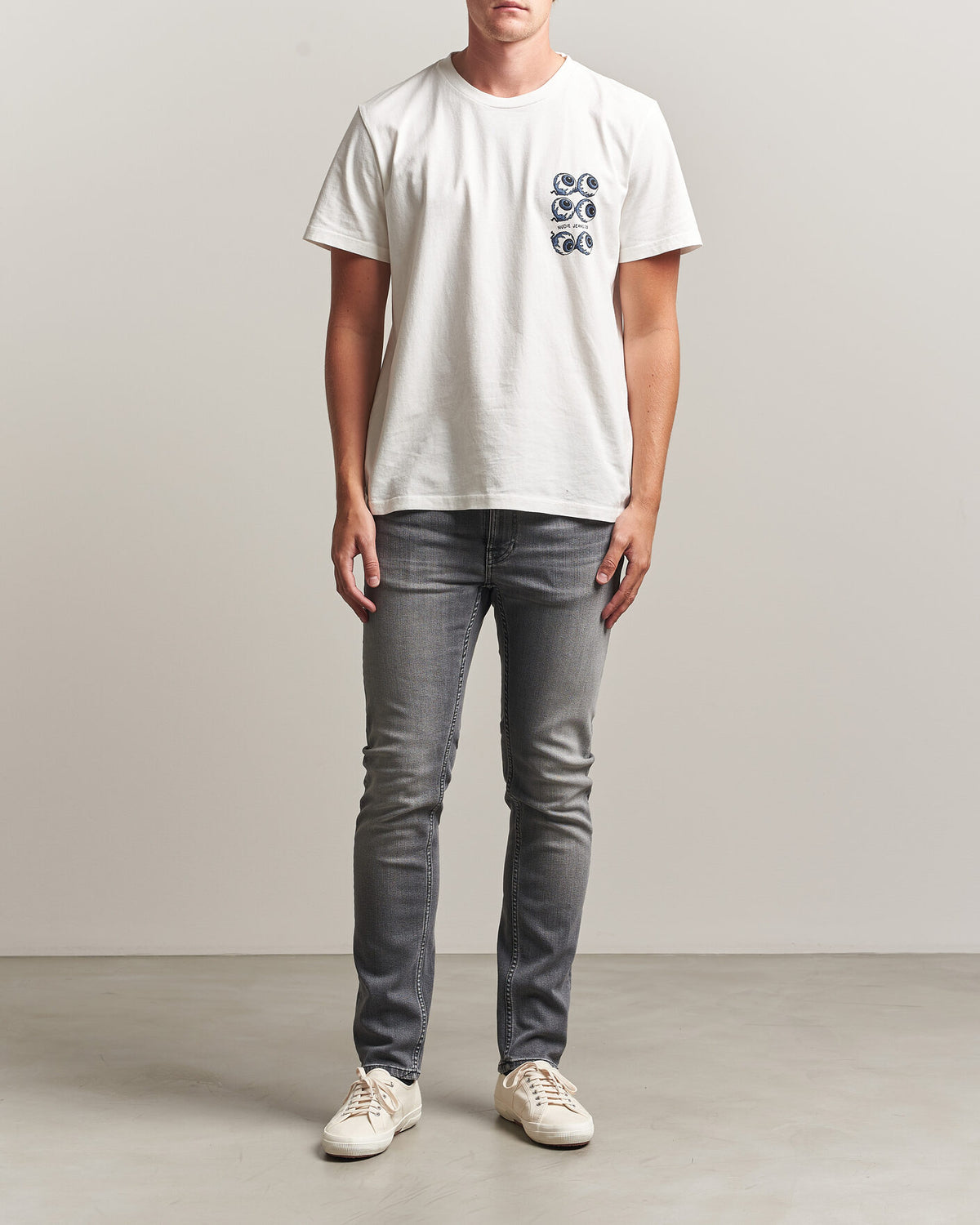 Nudie Jeans Lean Dean Jeans – Grey Wave – Grey Wave