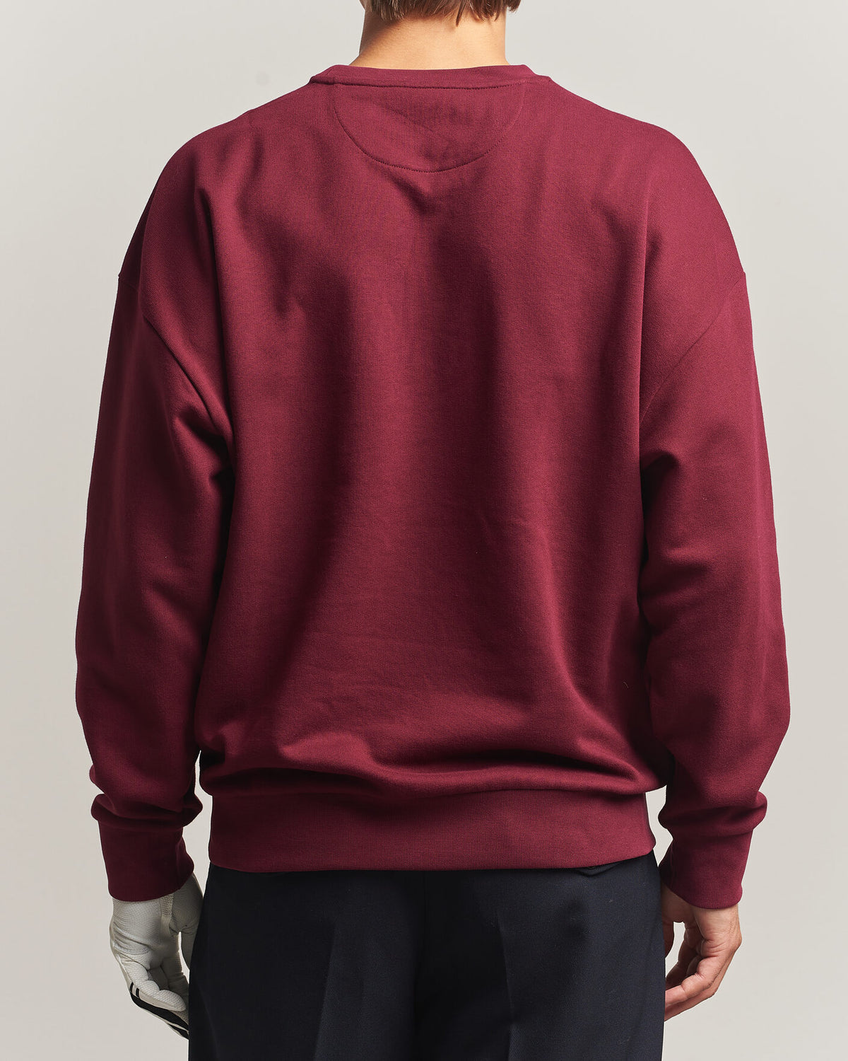 Polo Ralph Lauren Magic Fleece Bear Sweatshirt i klassisk vinrød, produktbilde 4