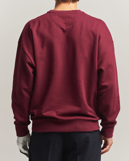 Polo Ralph Lauren Magic Fleece Bear Sweatshirt i klassisk vinrød, produktbilde 4