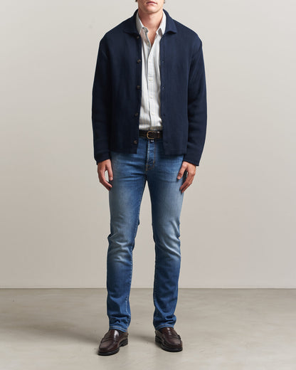 Jacob Cohën Bard Slim Fit stretchjeans – lys blå – detaljbilde 3