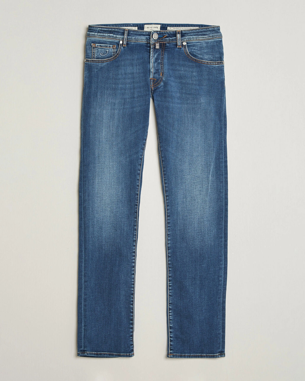 Jacob Cohën Nick F1 Slim Fit stretchjeans – lys blå – detaljbilde 2