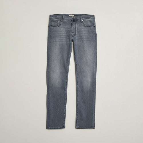 Jacob Cohën Bard Slim Fit stretchjeans – lysegrå – produktbilde