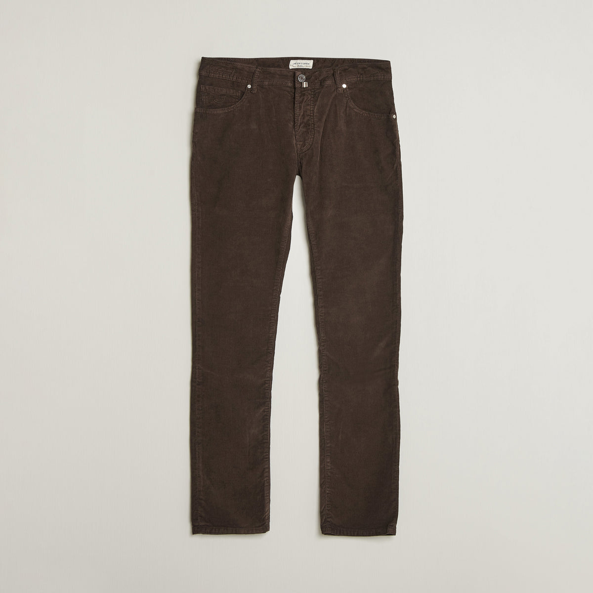 Jacob Cohën Nick Slim Fit bomullsbukse – brun – produktbilde