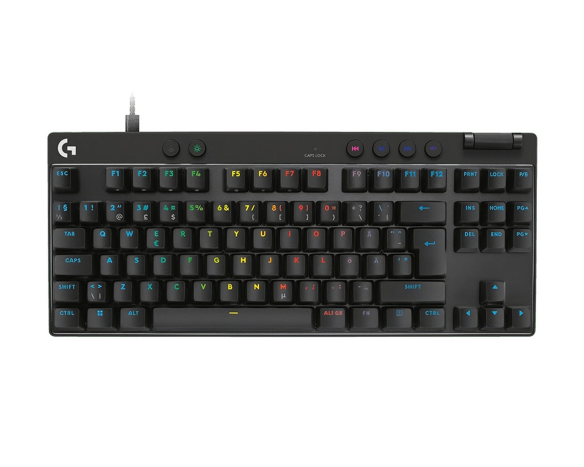 Logitech Pro X TKL Rapid Kablet Gaming Tastatur - Svart