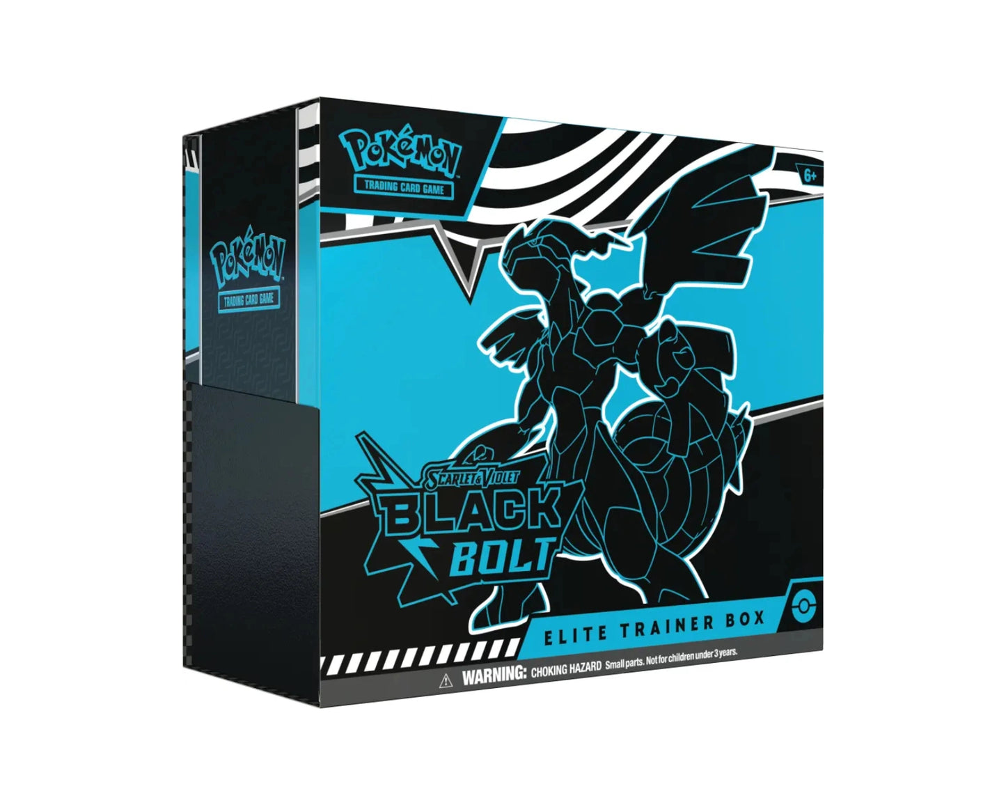 Pokémon Scarlet & Violet 10.5: Black Bolt Zekrom Elite Trainer Box – original produktbilde
