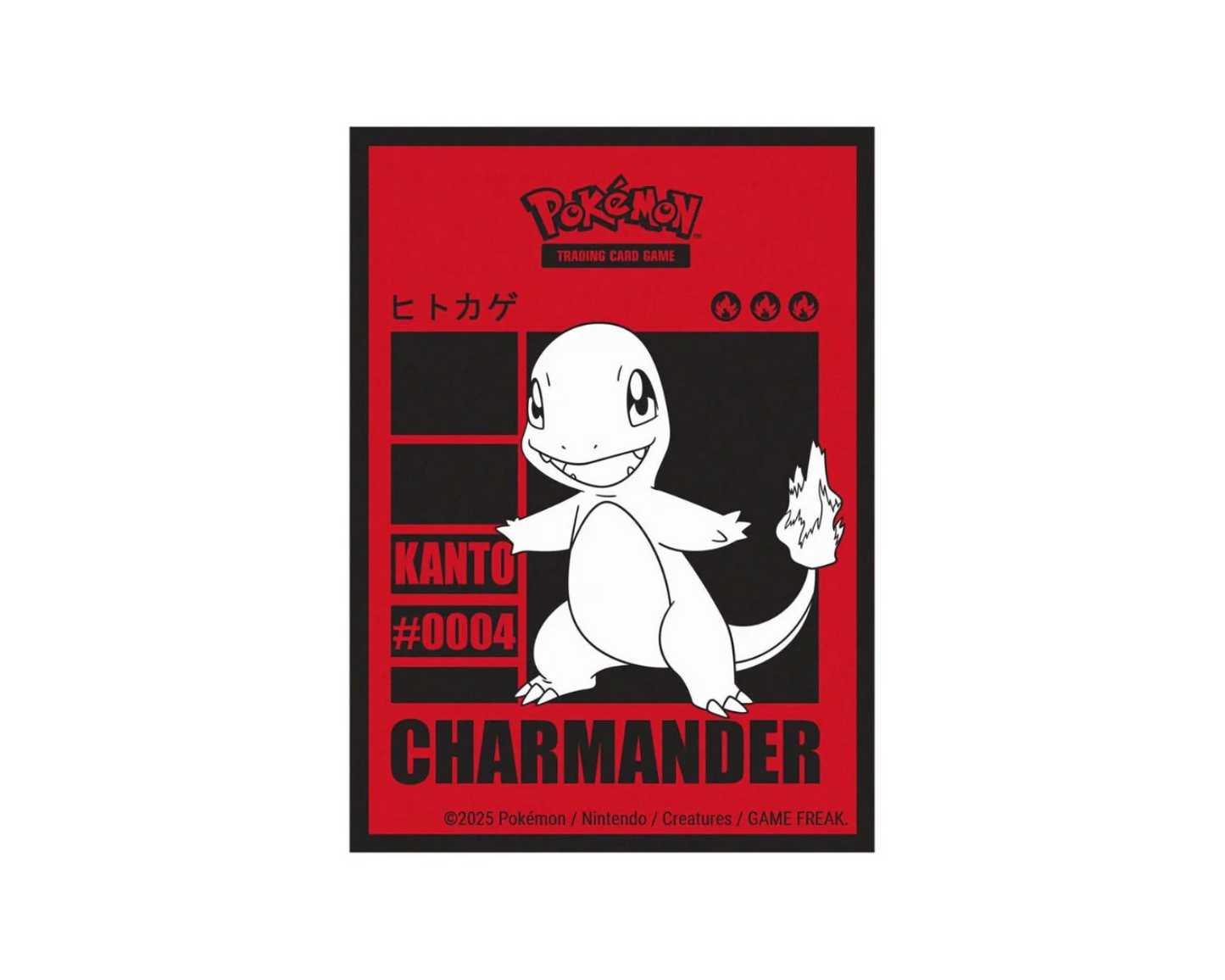 Pokémon Deck Sleeve Charmander (65pcs) – original produktbilde