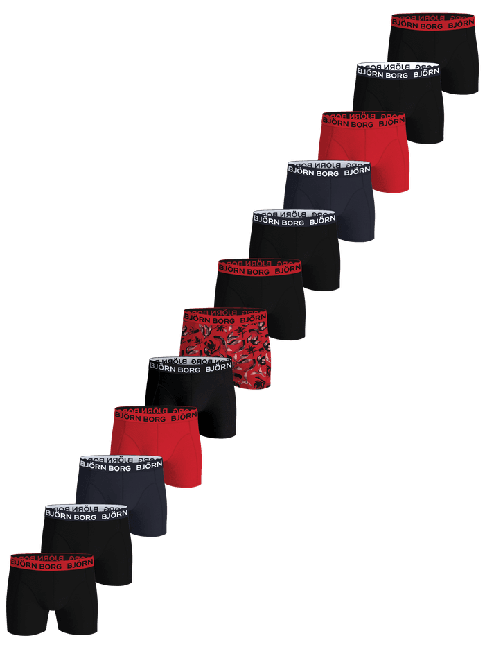 Björn Borg Cotton Stretch Boxers 12-pack - Multi - Multi - XXL