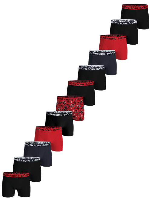 Björn Borg Cotton Stretch Boxers 12-pack - Multi - Multi - XXL