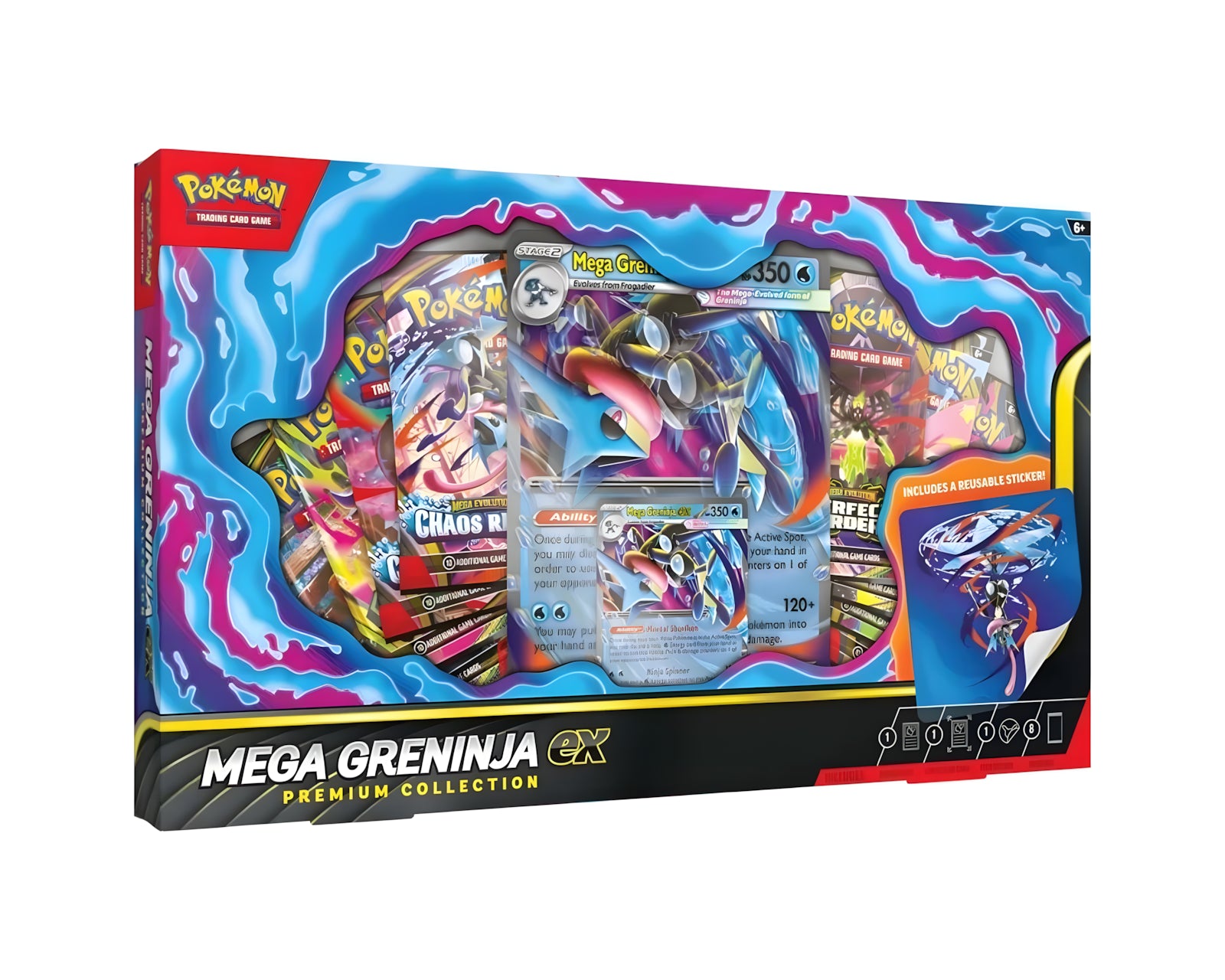 Pokémon Mega Greninja ex Premium Collection – original produktbilde