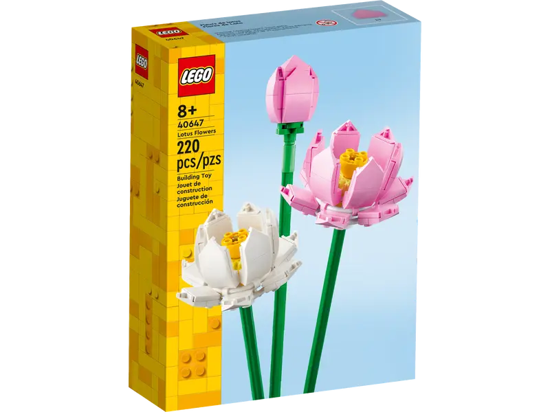 LEGO® Botanicals Lotusblomster 40647 – Dekorativt Byggesett