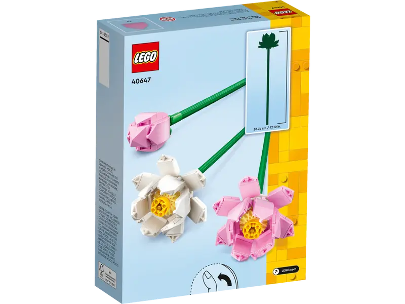 LEGO® Botanicals Lotusblomster 40647 – Dekorativt Byggesett