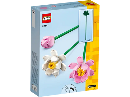 LEGO® Botanicals Lotusblomster 40647 – Dekorativt Byggesett