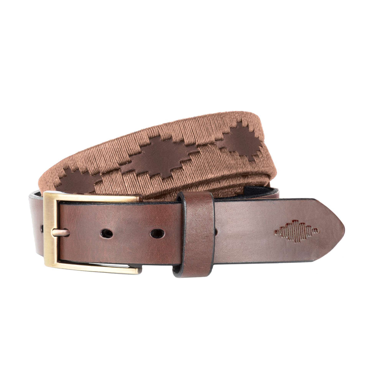 Pampeano belte – Bordado brun i brun