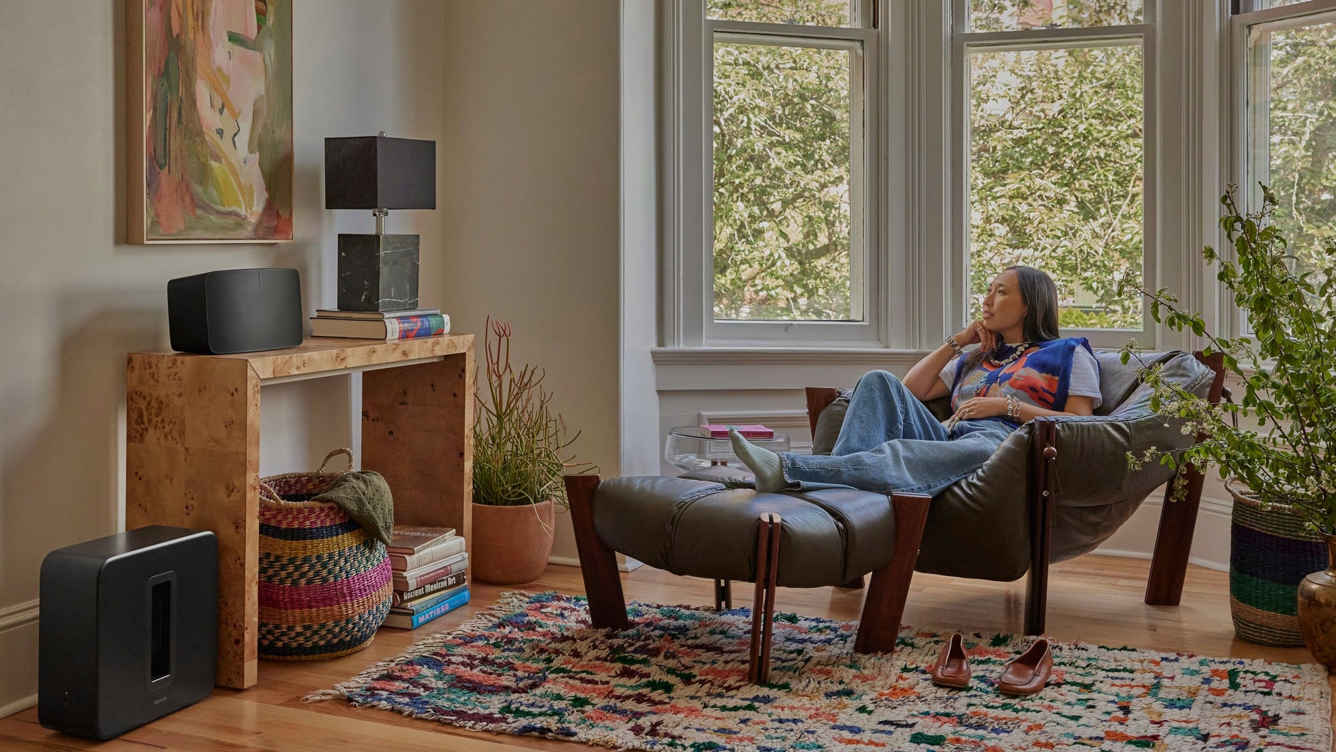 Sonos Five veggfeste i svart