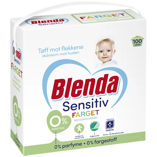 Blenda Sensitive Vaskepulver farget 4,3 kg – 4,3 kg