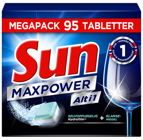 Sun MaxPower Alt i 1 95 tabletter – 95 tabletter (Megapack)