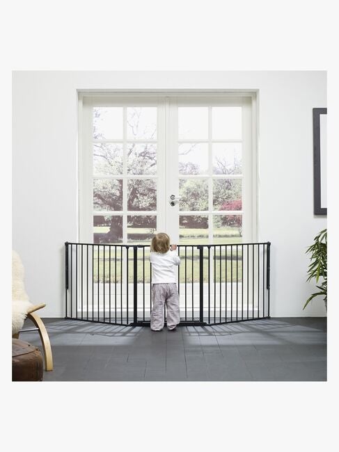 BabyDan Flex L skruemontert grind, hvit
