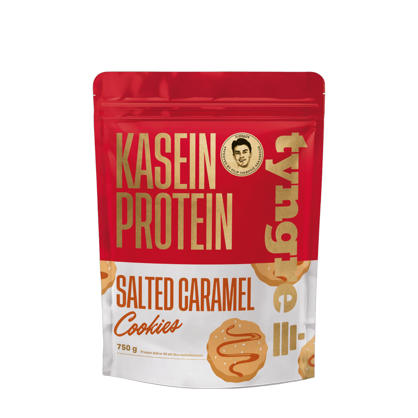 Tyngre Kasein – sjokolade og dessert – variant Salted Caramel Cookies (750g)