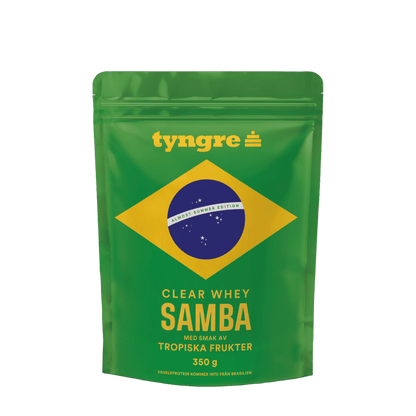 Tyngre Clear Whey og fruktige proteinpulver – variant Samba (350g)