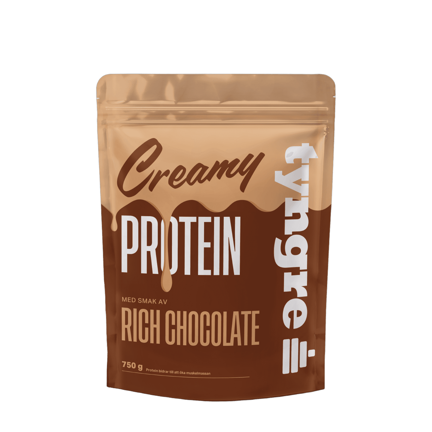 Tyngre Creamy – proteinpulver – variant Rich Chocolate (750g)