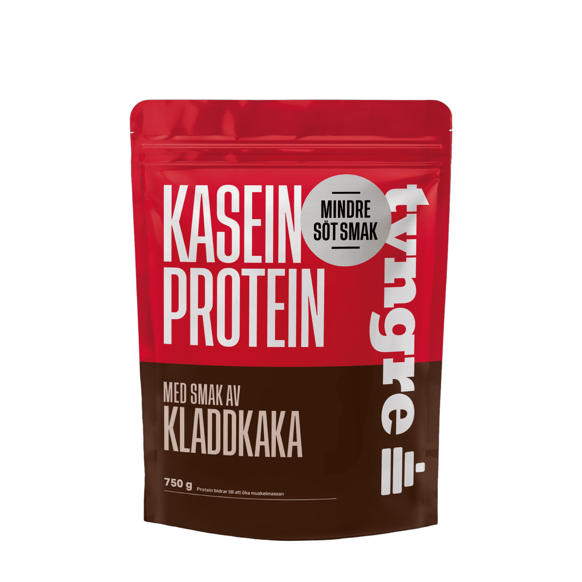 Tyngre Kasein – mindre søt smak – variant Kladdkake mindre søt smak (750g)