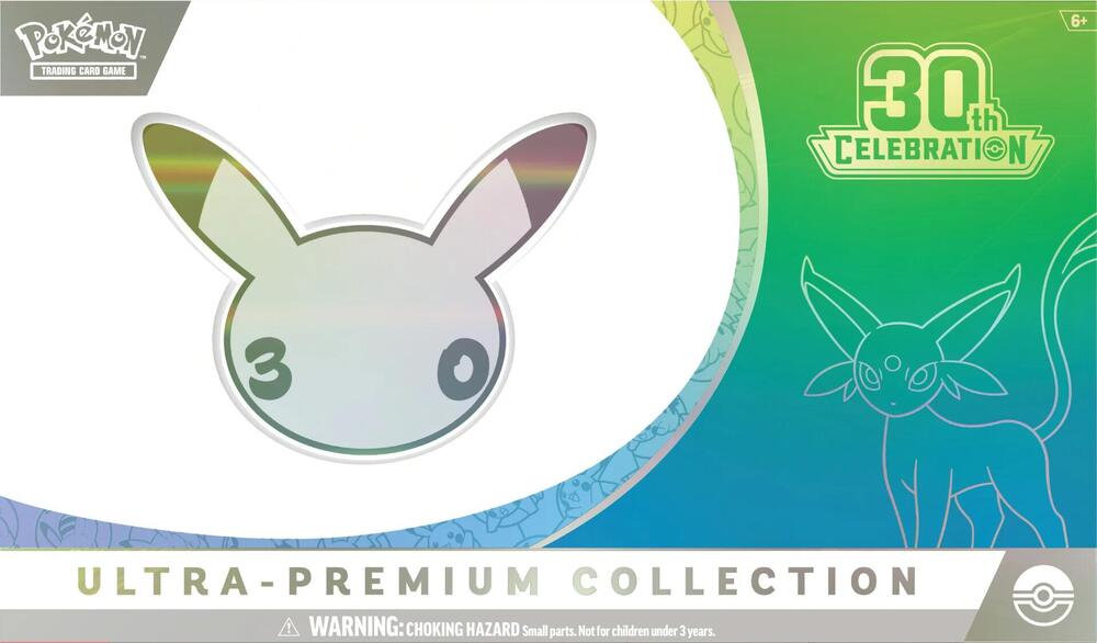 Pokémon ME 30th Celebration Ultra-Premium Collection – Day, fabrikkforseglet