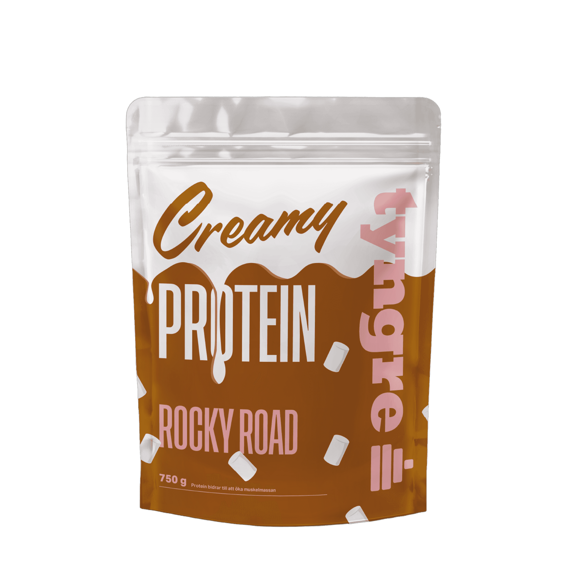 Tyngre Creamy – proteinpulver – variant Rocky Road (750g)