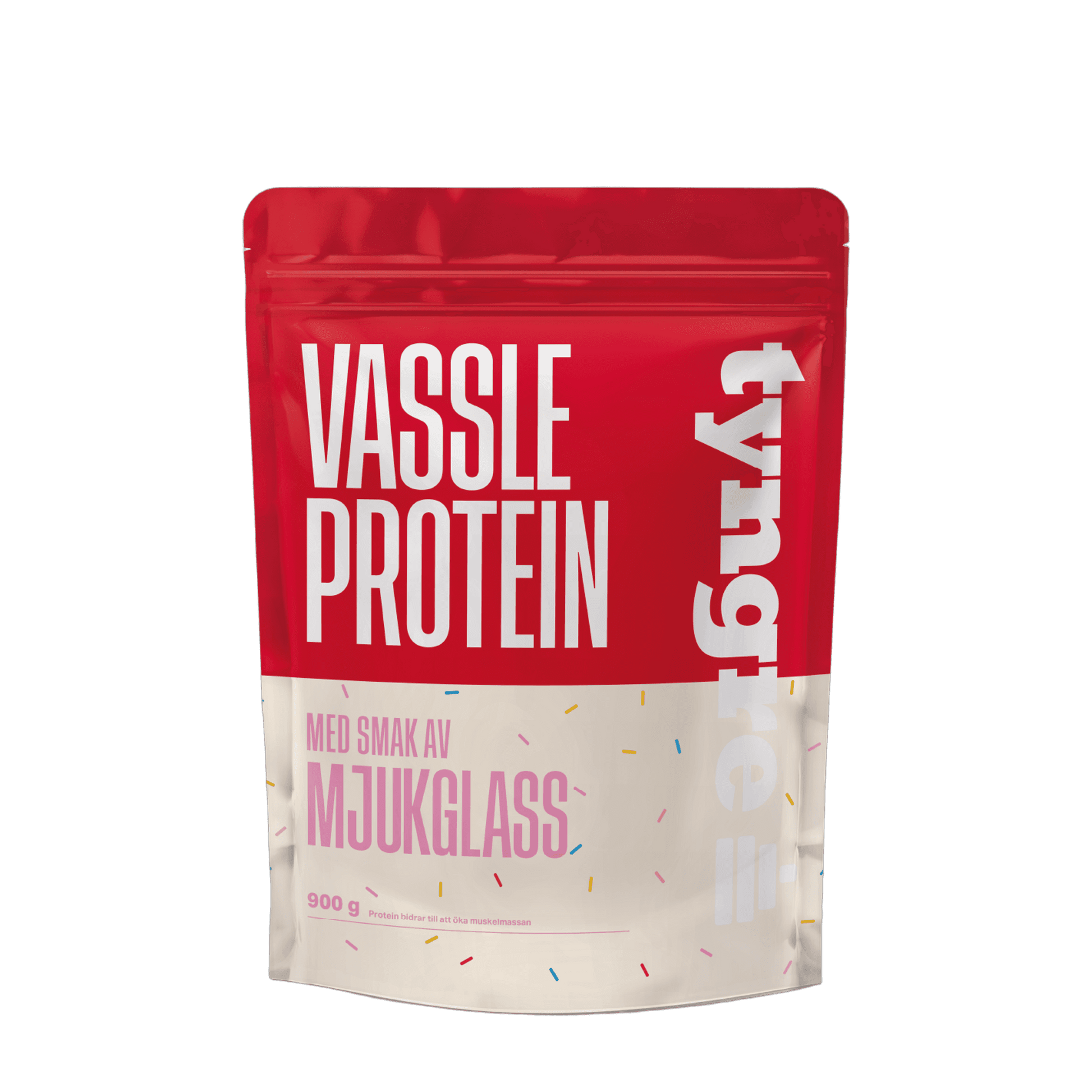 Tyngre Myseprotein – sjokolade og dessert – variant Softis (900g)
