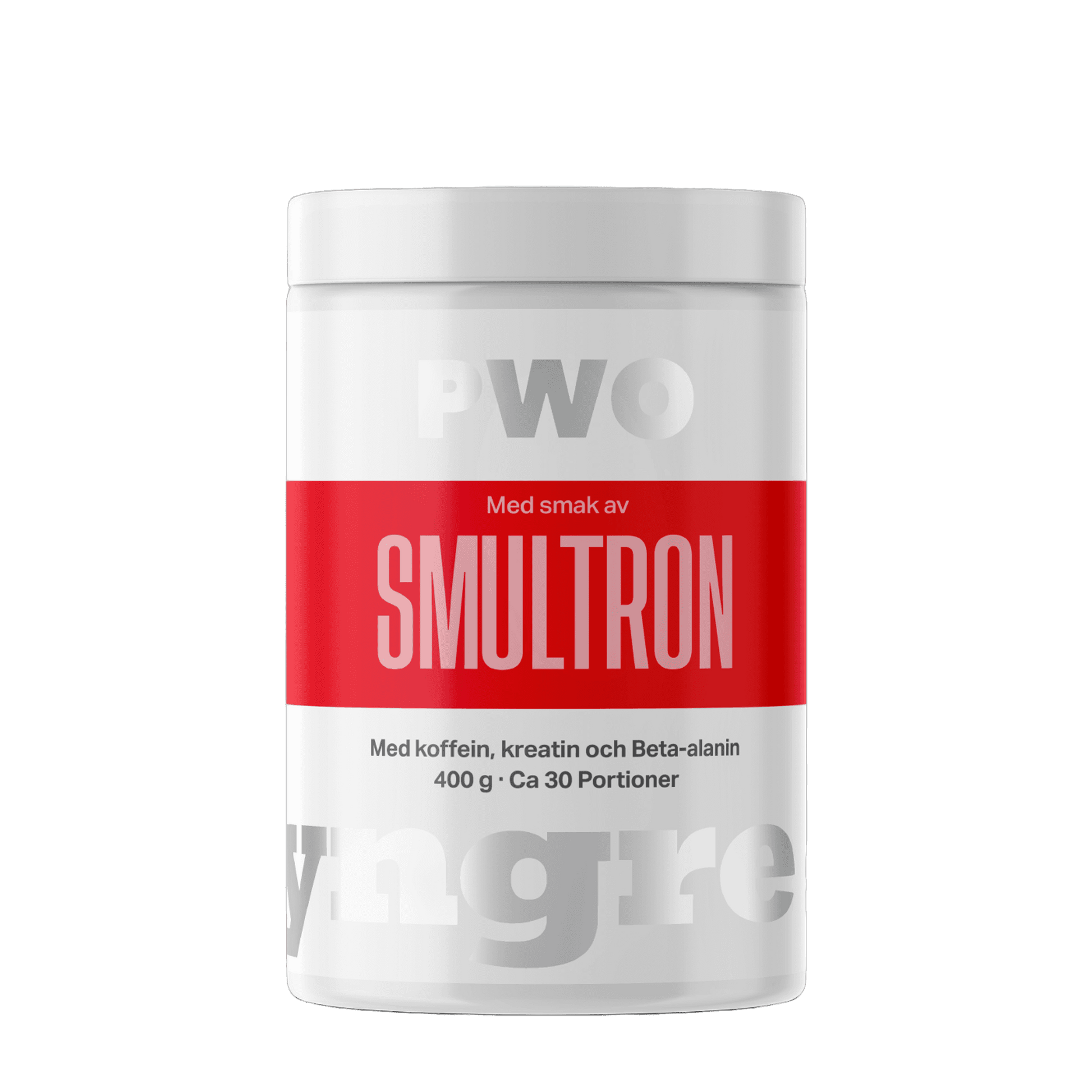 Tyngre PWO og shots – variant PWO – Markjordbær (400g)