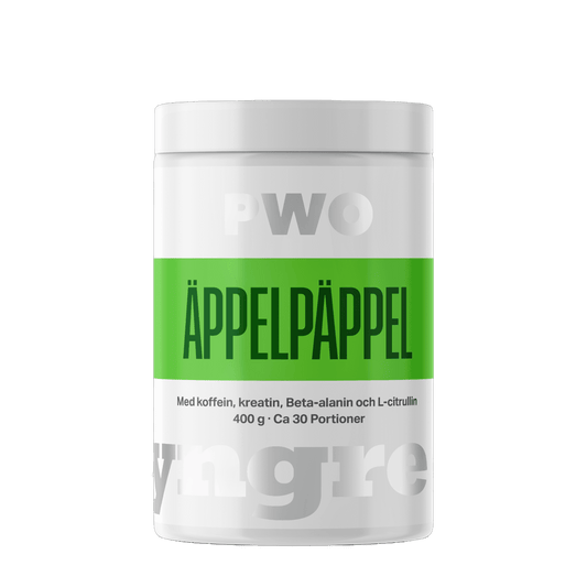 Tyngre PWO og shots – variant PWO – Eple