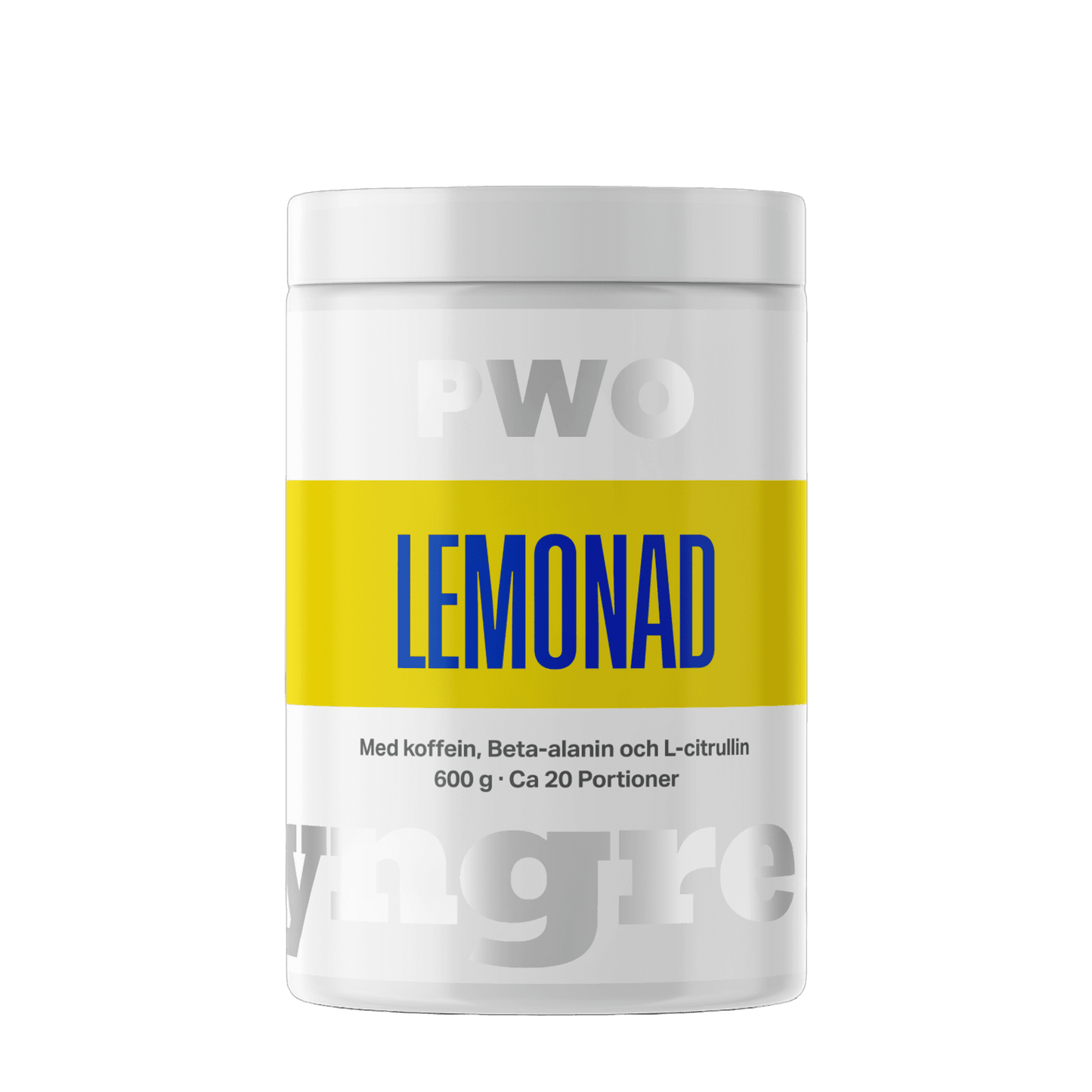 Tyngre PWO og shots – variant PWO – Limonade (600g)