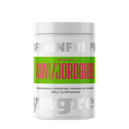 Tyngre PWO og shots – variant PWO – Kiwi og jordbær Koffeinfri (400 g)