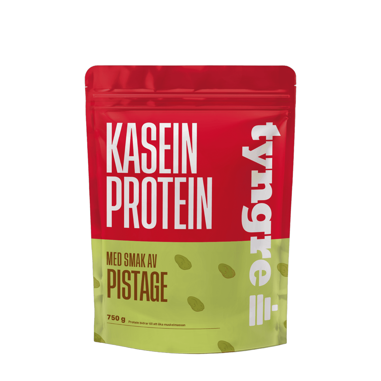 Tyngre Kasein – frukt, vanilje og kaffe – variant Pistasj (750g)