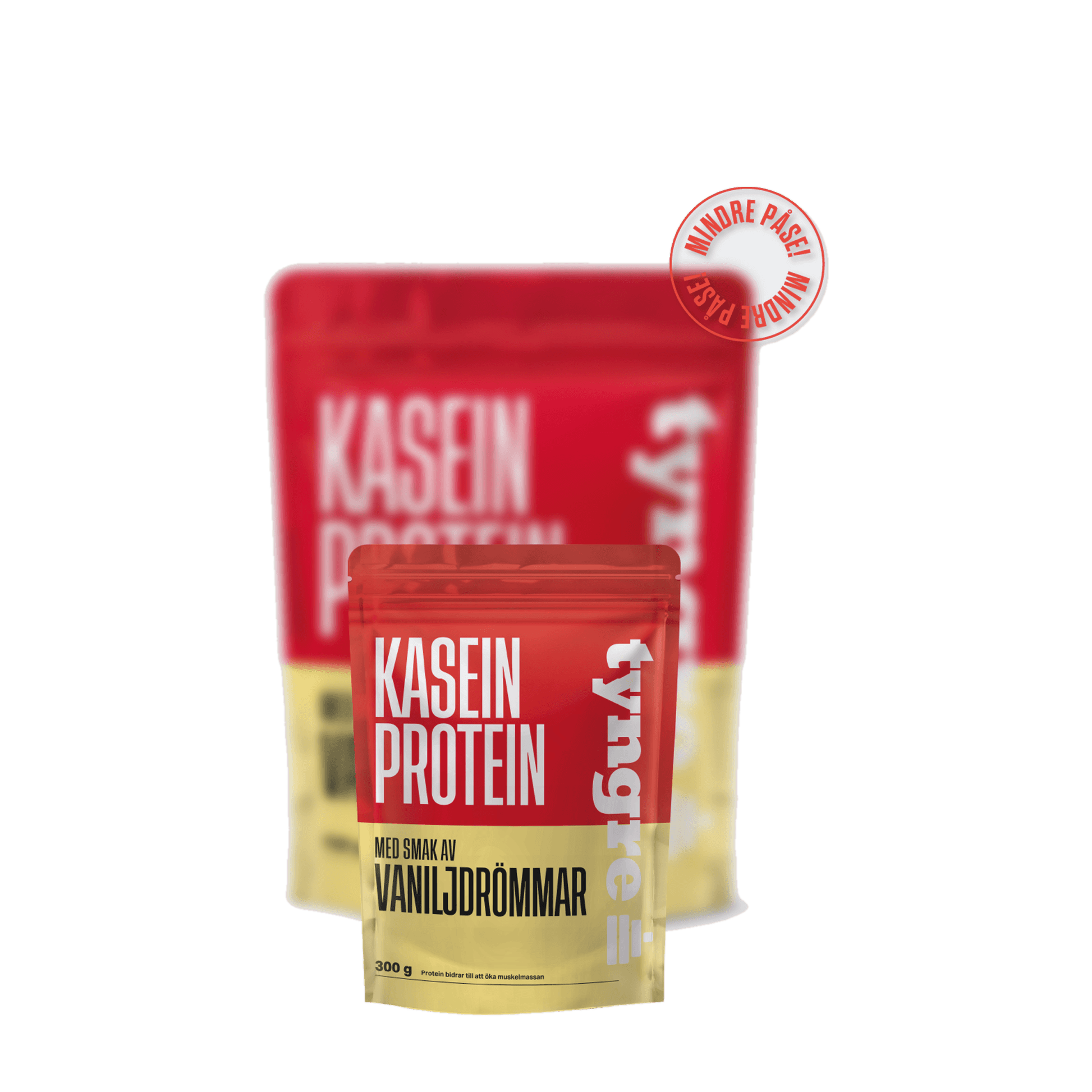 Tyngre Proteinposer – små pakker – variant Vaniljeedrøm 300g