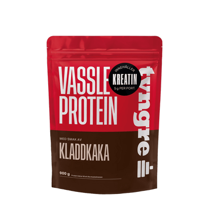 Tyngre Protein med Kreatin – variant Myseprotein med kreatin – Kladdkake (900g)